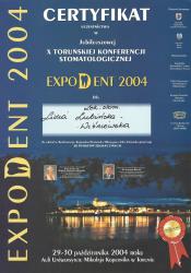 X Ogólnopolska Konferencja Stomatologiczna EXPO DENT 2004