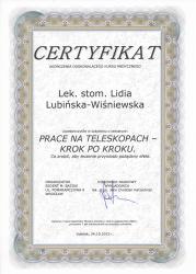 Szkolenie: Prace na teleskopach - krok po kroku. Co zrobić aby leczenie przyniosło pożądany efekt