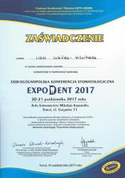 XXIII Ogólnopolska Konferencja Stomatologiczna EXPO DENT 2017