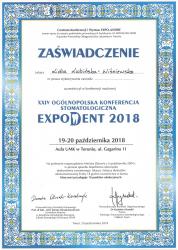 XXIV Ogólnopolska Konferencja Stomatologiczna ExpoDent 2018