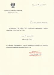 Konsultant wojewódzki w dziedzinie stomatologii zachowawczej z endodoncją dla wojwództwa kujawsko-pomorskiego