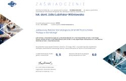 Jubileuszowy Webinar Stomatologiczny - Postępy w Stomatologii
