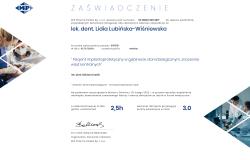 Pacjent implantoprotetyczny w gabinecie stomatologicznym, znaczenie wizyt kontrolnych